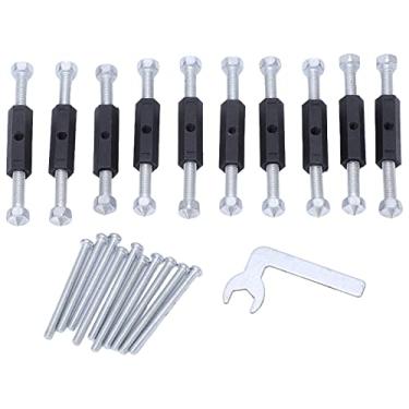 Imagem de Conjunto de ferramentas de reparo de caixa de junção tipo 86 chave de parafusos de liga de aço para interruptor elétrico de parede kit de fixação de reparo de tomada de 86 mm x 86 mm (suporte de