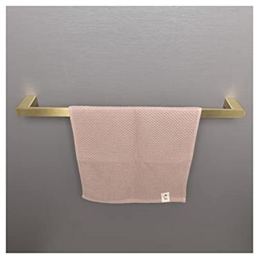 Imagem de Conjuntos de acessórios de banheiro barra de toalha anel de toalha suporte de papel higiênico organizador de prateleira de banheiro (cor: barra de toalha única)