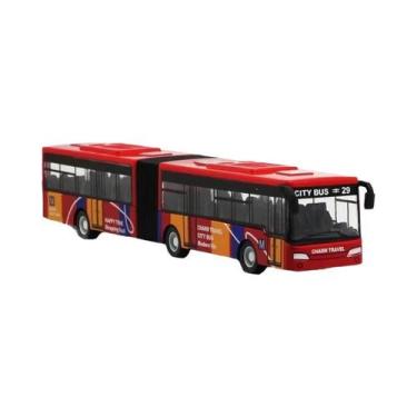 Imagem de Ônibus Urbano De Brinquedo Em Metal Fundido Para Crianças, Modelo 164,
