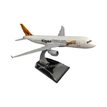 Imagem de Réplica De Aeronave Metálica Etihad A380 Boeing Airbus Escala 1:400, M