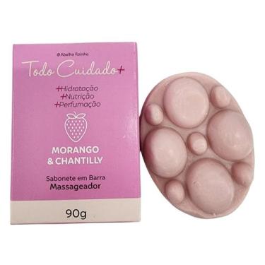 Imagem de Sabonete Massageador em Barra Morango e Chantilly Todo Cuidado Mais Ab
