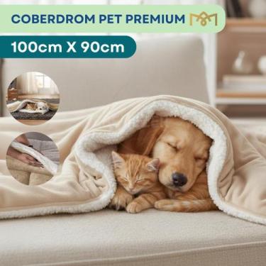 Imagem de Coberdrom Pet Premium Sherpa Carneirinho Quentinho Antialérgico Confor