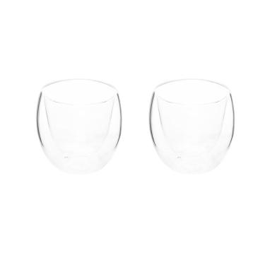 Imagem de Jogo De Caneca De Vidro Duplo Borossilicato 2 Peças 140Ml