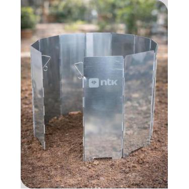 Imagem de Protetor de Vento Nautika Dobrável p/ Fogareiro Portátil