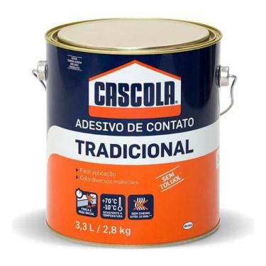 Imagem de Cola De Contato 2,8KG Cascola Tradicional S/ Toluol Cola - Henkel