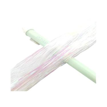 Imagem de Extensões De Cabelo Sintético Colorido Arco-Íris Com Brilho 93/120cm, 