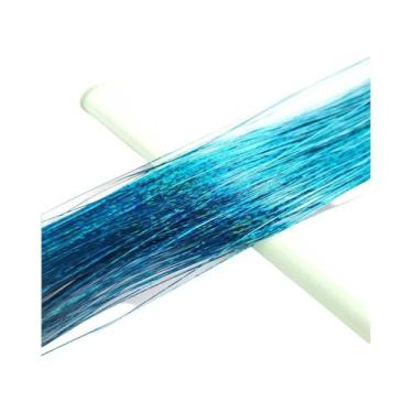 Imagem de Extensões De Cabelo Sintético Colorido Arco-Íris Com Brilho 93/120cm, 