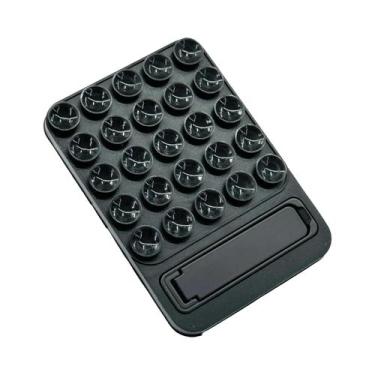 Imagem de Suporte De Telefone Multifuncional De Silicone Com Sucção Para Parede,