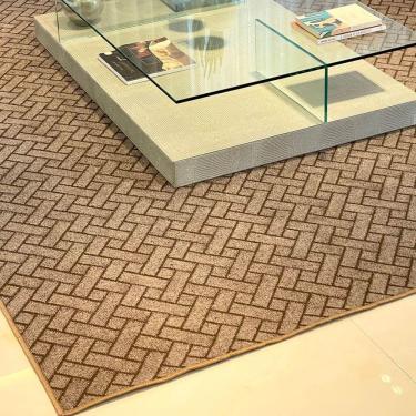 Imagem de Tapete Carpete Elegante Trama 2,00 X 3,00 Titulos Cor Marrom