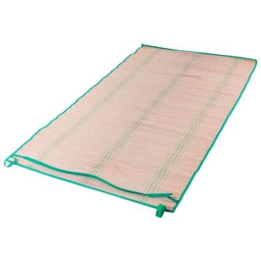 Imagem de Esteira de Praia em Palha com Alça 60 por 180cm Verde BEL