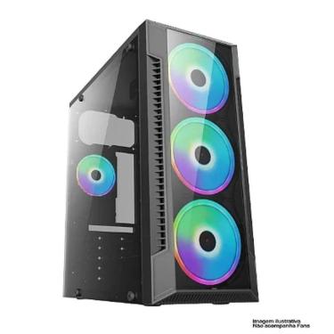 Imagem de Gabinete Gamer Brasil Pc Bpc-c3147 Sem Fonte 3 Fans