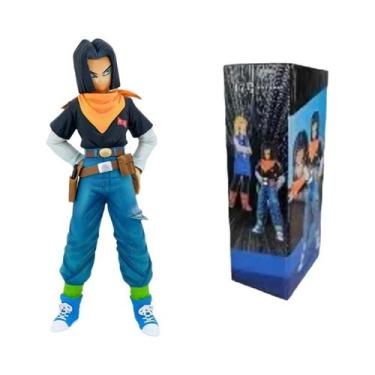 Imagem de Figuras De Ação Dragon Ball Z Android 17 18 Em PVC, Brinquedos Para Cr
