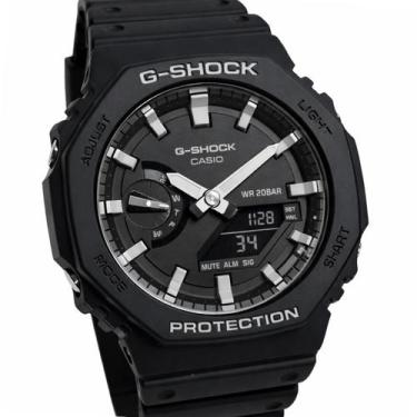 Imagem de Relógio Casio Analógico e Digital G-Shock Masculino GA-2100-1ADR, Pret