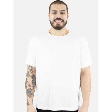 Imagem de Camiseta Individual Comfort Pima Soft Touch Logo Branca-Masculino