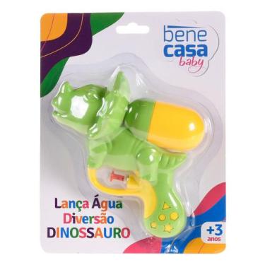 Imagem de Brinquedo Lança Água Diversão Dinossauro com Reservatório 100ml - Bene