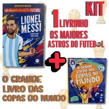 Imagem de KIT Livro OS MAIORES ASTROS DO FUTEBOL LIONEL MESSI + Livro O GRANDE L