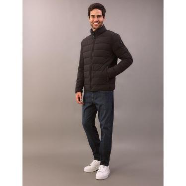 Imagem de Jaqueta Masculina Matelasse Calvin Klein Com Ziper - Chumbo-Masculino
