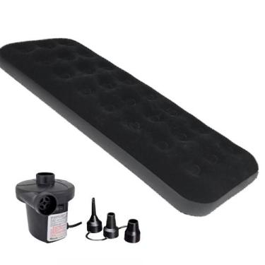 Imagem de Colchão Inflável de Solteiro 185 X 76 CM BEL c/ Inflador Elétrico, 110