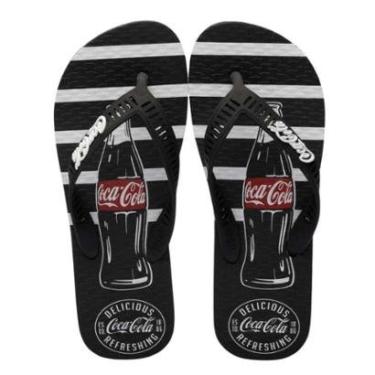 Imagem de Sandália Masculina Coca-Cola Cc4437 Delicious Preto-Masculino