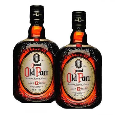 Imagem de Whisky Escocês Old Parr 12 anos 1 Litro com 2 unidades