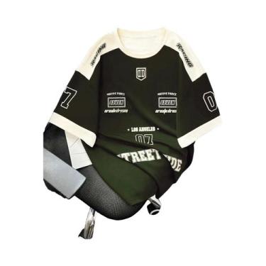 Imagem de Camiseta Masculina De Manga Curta Com Estampa 3D Verão 2025 Roupa Espo