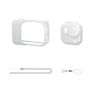 Imagem de Capa Protetora De Silicone Ultra Para Insta360 GO Com Película De Lent