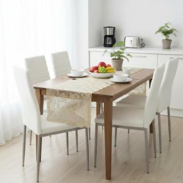 Imagem de Trilho De Mesa Bege Mod317 Rolo 0,50x20,00m Vinil PVC - Plast.co