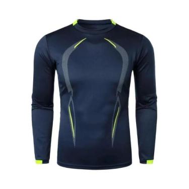 Imagem de Camiseta Masculina Oversized De Secagem Rápida E Respirável, Manga Lon