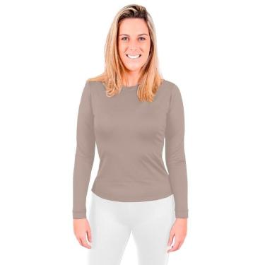 Imagem de Camisa Térmica Segunda Pele RT Feminino Frio Intenso Viagens Neve Esportes Aventura-Feminino