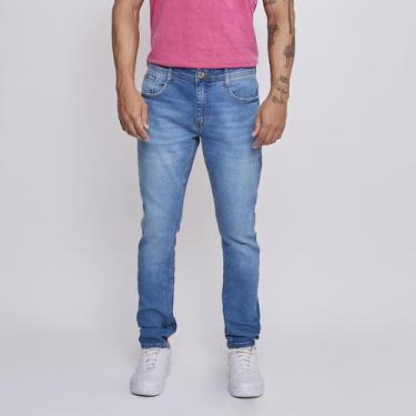 Imagem de Calça Jeans Masculina Skinny Otávio, 42, Indigo claro