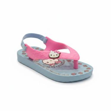 Imagem de Ipanema Hello Kitty Infantil Azul Rosa Elástico Meninas -, Azul, Rosa,