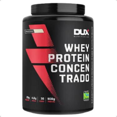 Imagem de Whey Protein Concentrado Pote 900g Dux Nutrition, Chocolate Branco