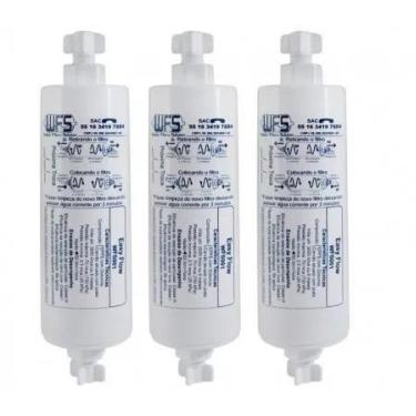 Imagem de Filtro Refil para Purificador de Água Polar Compatível  Kit 3 Peças - 