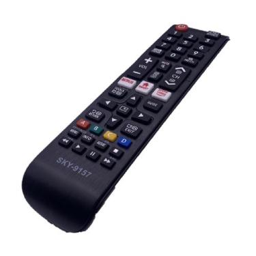 Imagem de Controle Remoto Para Compatível Tv Samsung Botão Netflix Amazon Prime 