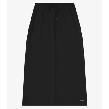 Imagem de Saia Midi Feminina Em Ponto Roma Rovitex Preto, P, Preto