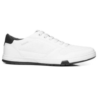 Imagem de Sapatênis Masculino Microfibra Branco Pegada 170428-01, 42
