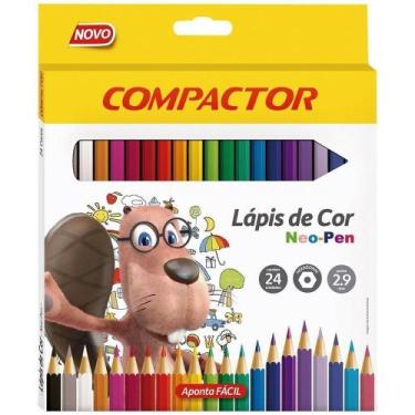 Imagem de Lápis De Cor Compactor 24 Cores Neo-Pen