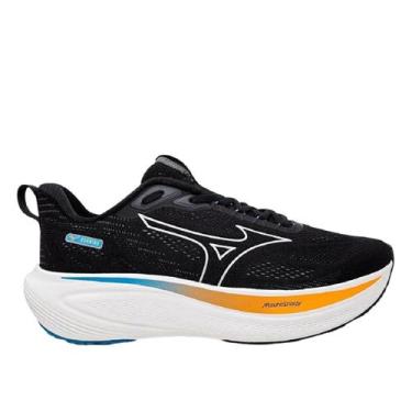 Imagem de Tênis Esportivo Corrida Masculino Mizuno Base Prime Preto, Preto, 44
