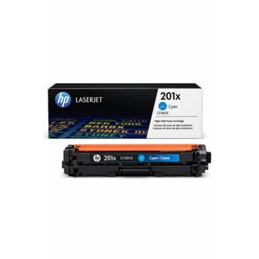 Imagem de Toner Original HP CF401X 201X Ciano  Alto Rendimento, Impressão Profis