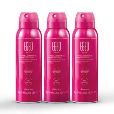 Imagem de Combo Egeo Dolce: Desodorante Antitranspirante Aerossol 75g (3 unidade
