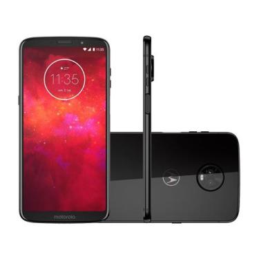 Imagem de Smartphone Motorola Moto Z3 Play 128GB Ônix 4G - 6GB RAM Tela 6 Câm. D