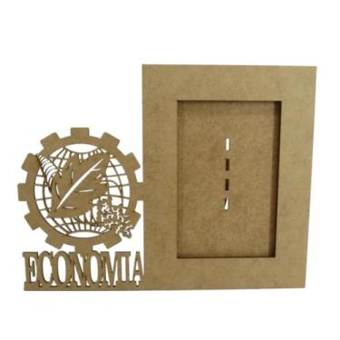 Imagem de Porta Retrato gravata Economia MDF 3mm cru - Luz e Magia
