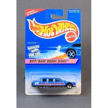 Imagem de Hot Wheels Limozine Moneyed Madness - 1990 Lacrado, Azul