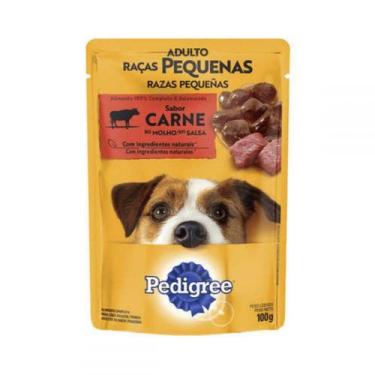 Imagem de Ração Úmida Pedigree Sachê Carne ao Molho para Cães Adultos de Raças P
