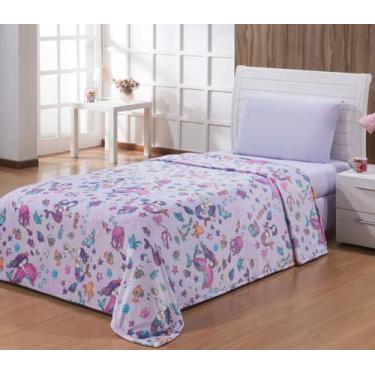 Imagem de Manta Infantil Estampada Personagens Solteiro Super Macio 1,5m X 2,1m 