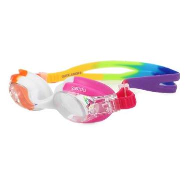 Imagem de Speedo oculos de natação quick jr ii, Laranja