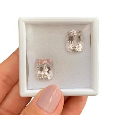 Imagem de Kunzita Cushion Par 23,82ct - ENE2ESE