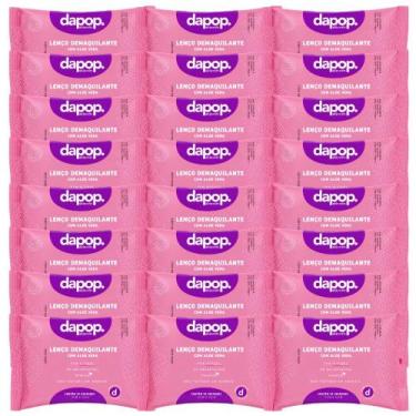 Imagem de Kit 24 Lenço Demaquilante Dapop Aloe Vera 25 Unidades