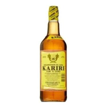 Imagem de Cachaça Aguardente De Cana Kariri Ouro Garrafa - 960ml - BOLSAO