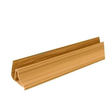 Imagem de Kit 225m de Meia Cana Revestimento PVC 3,8CMX3M Vermelho/Cerejeira Bar